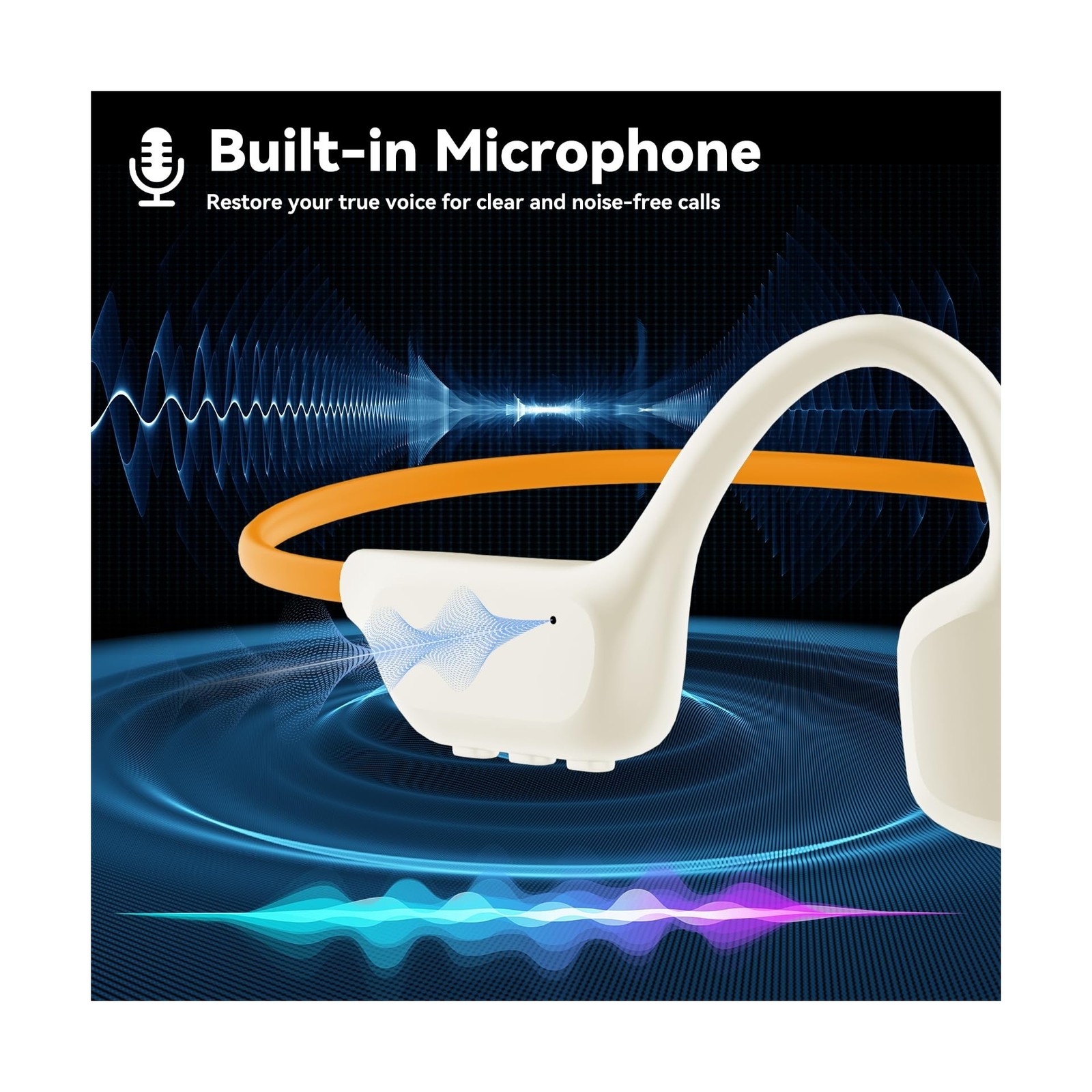 Swimming Headphones, IPX8 Waterproof Bone Conduction Headphone … FAST USA SHIP