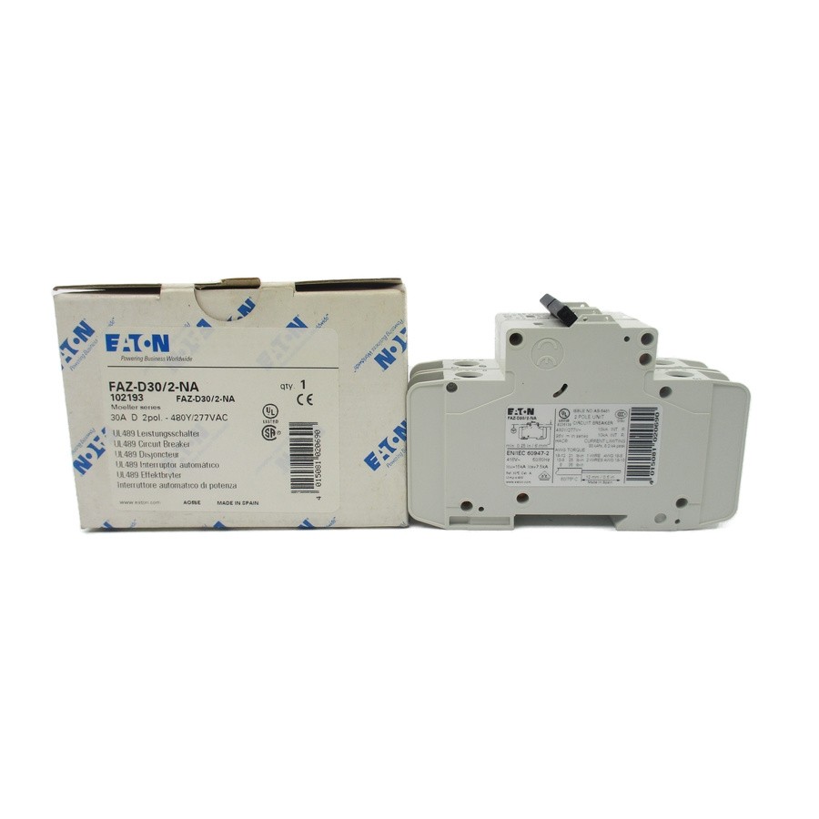 EATON FAZ-D30/2-NA 102193 277VAC 30A NSMP