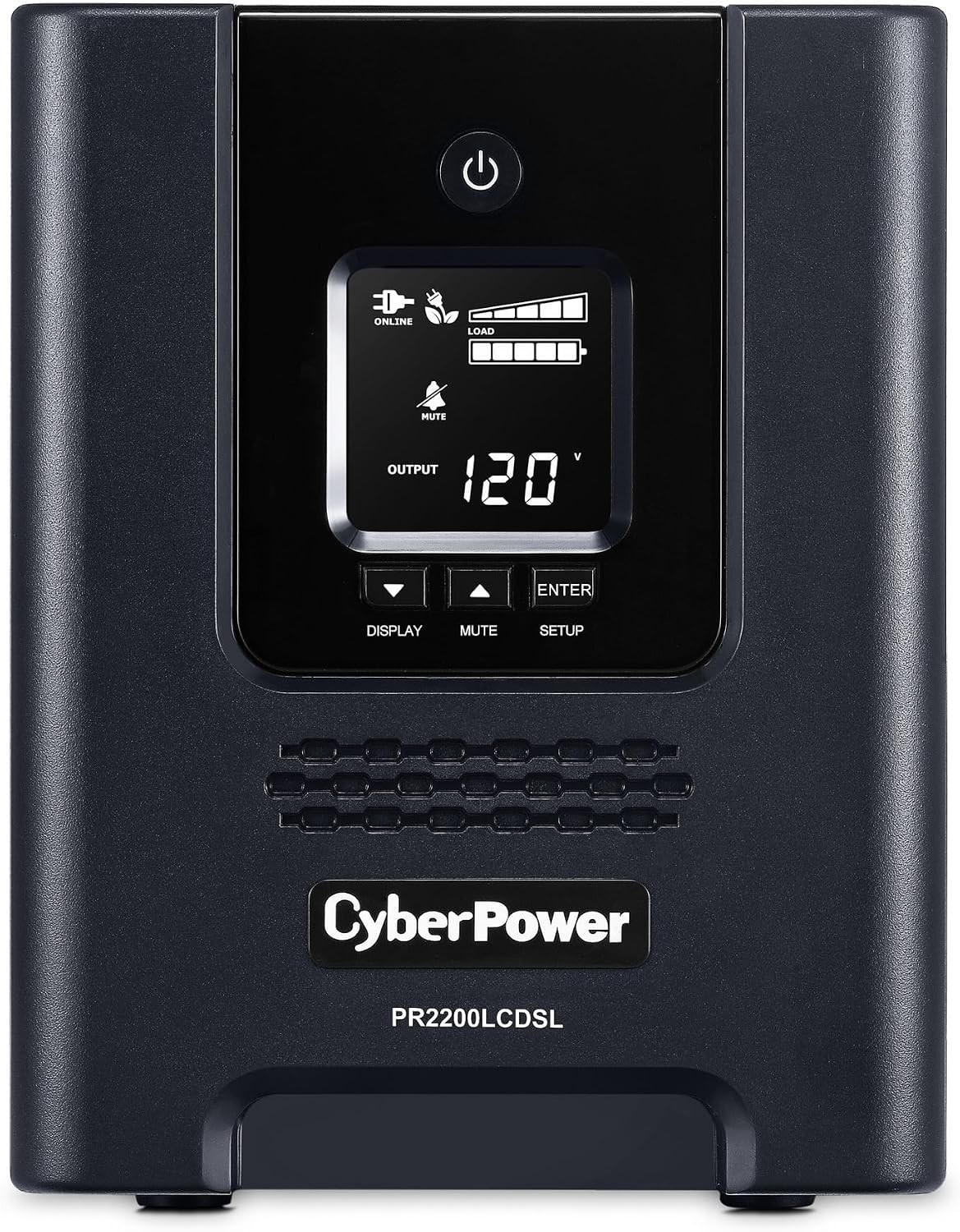 CyberPower PR2200LCDSL Smart App Sinewave UPS System, 2070VA/1980W, 7 Outlets,