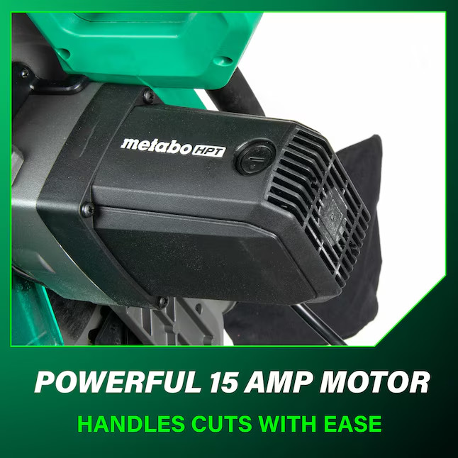 Metabo HPT 10″ 15-Amp Single Bevel Compound Corded Miter Saw C10FCG2 – NEW
