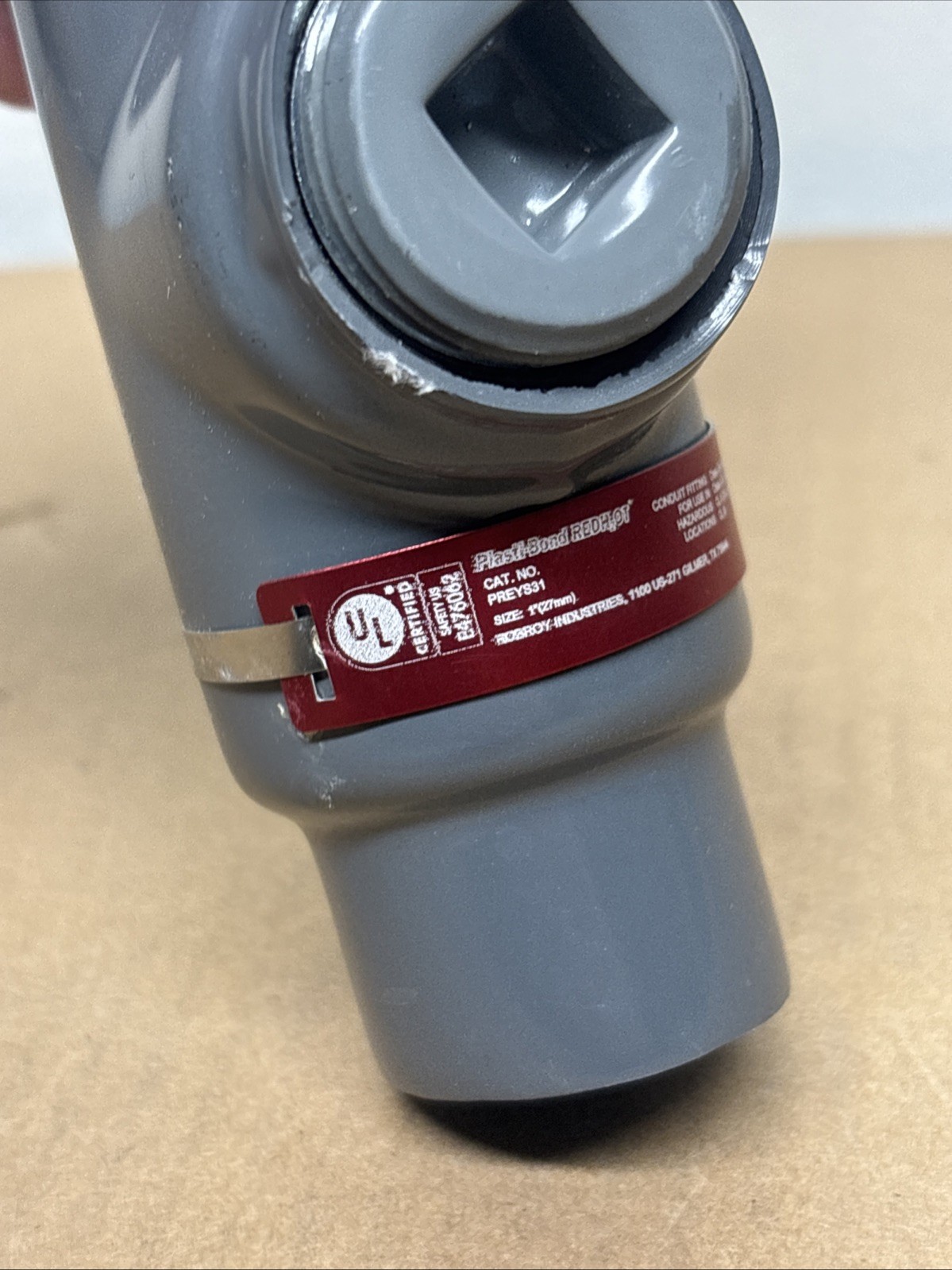 ROBROY PREYS31 1″ PVC COATED VERTICAL / HORIZONTAL SEALING FITTING SEALOFF