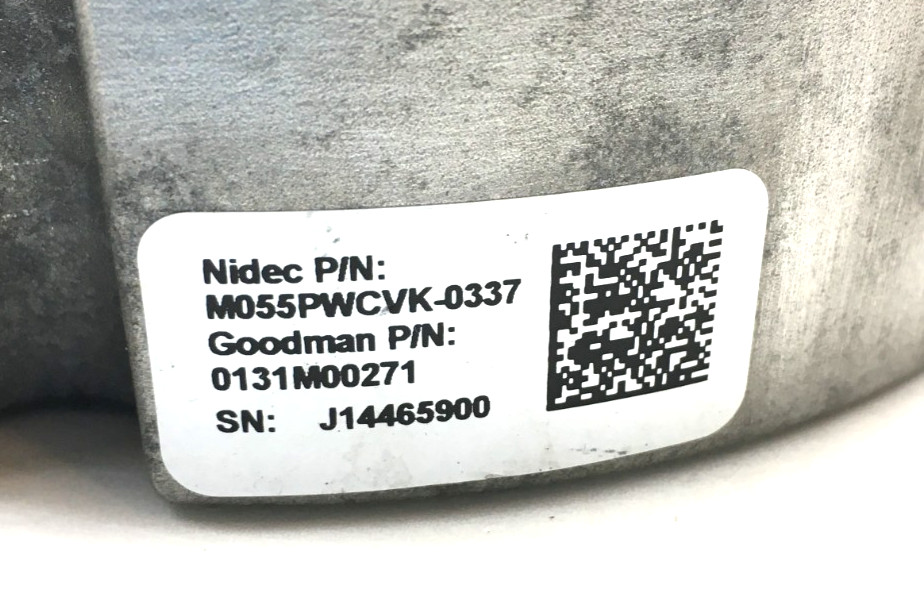 Goodman M055PWCVK-0337 Programmable ECM Module ONLY 0131M00271 CWLE used #Z817