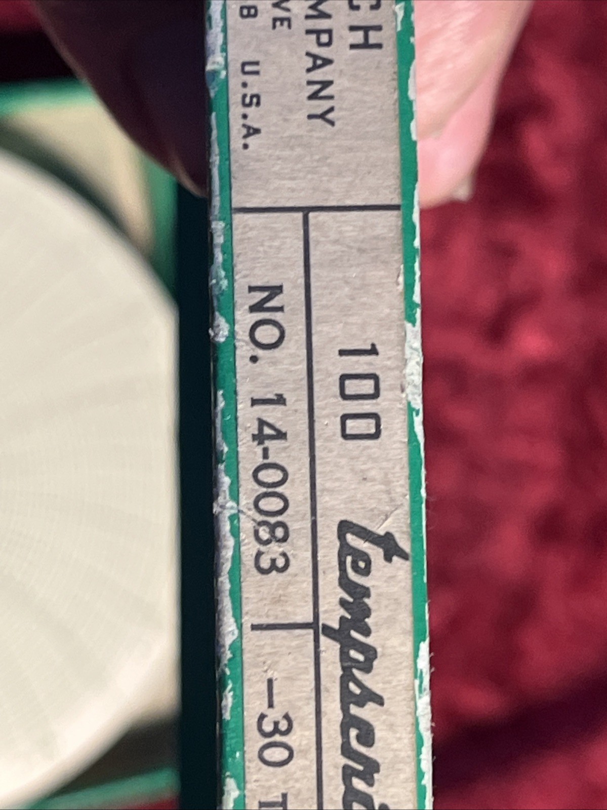 Bacharach Instrument Company NOS 100/Box Tempscribe 14-0083 7 Days Charts