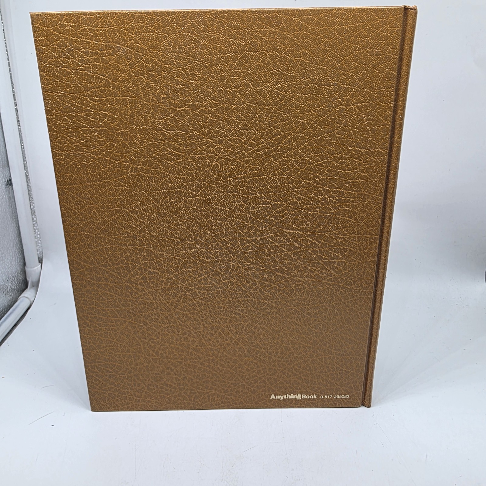 Vtg Anything Book™️ Hardcover Blank Journal Unlined Unruled Sketch Art Deco Gold