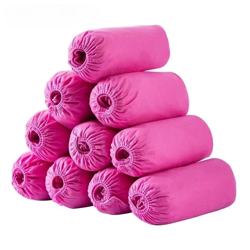 Disposable Non-Slip Shoe Covers (1000 Pairs) Blue Extra Large Non-Woven Durable