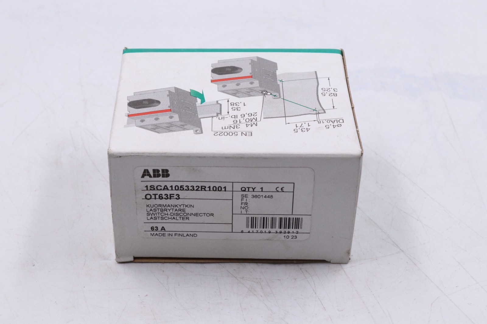 ABB OT63F3 MADE IN FINLAND