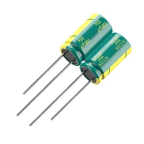 10 Pack 35V 100uF Premium Quality Low ESR Electrolytic Capacitors 6x11mm 35Volt