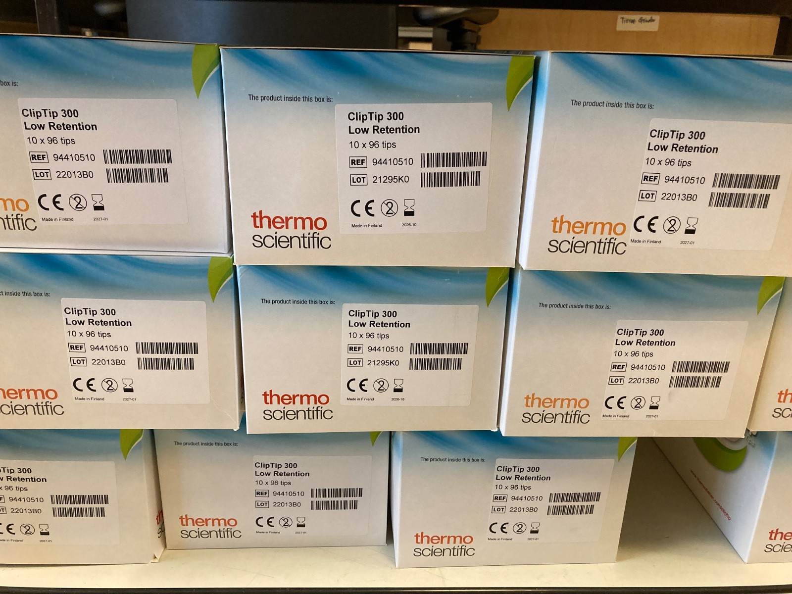 THERMO SCIENTIFIC 300µL ClipTip Low Retention Pipette Tips 94410510 (960/Case)