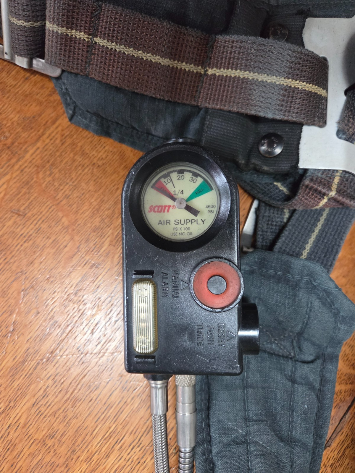SCOTT AP50 4.5 4500 SCBA Air Pack Harness EZ-Flow Air Pak Plus with Sensor N
