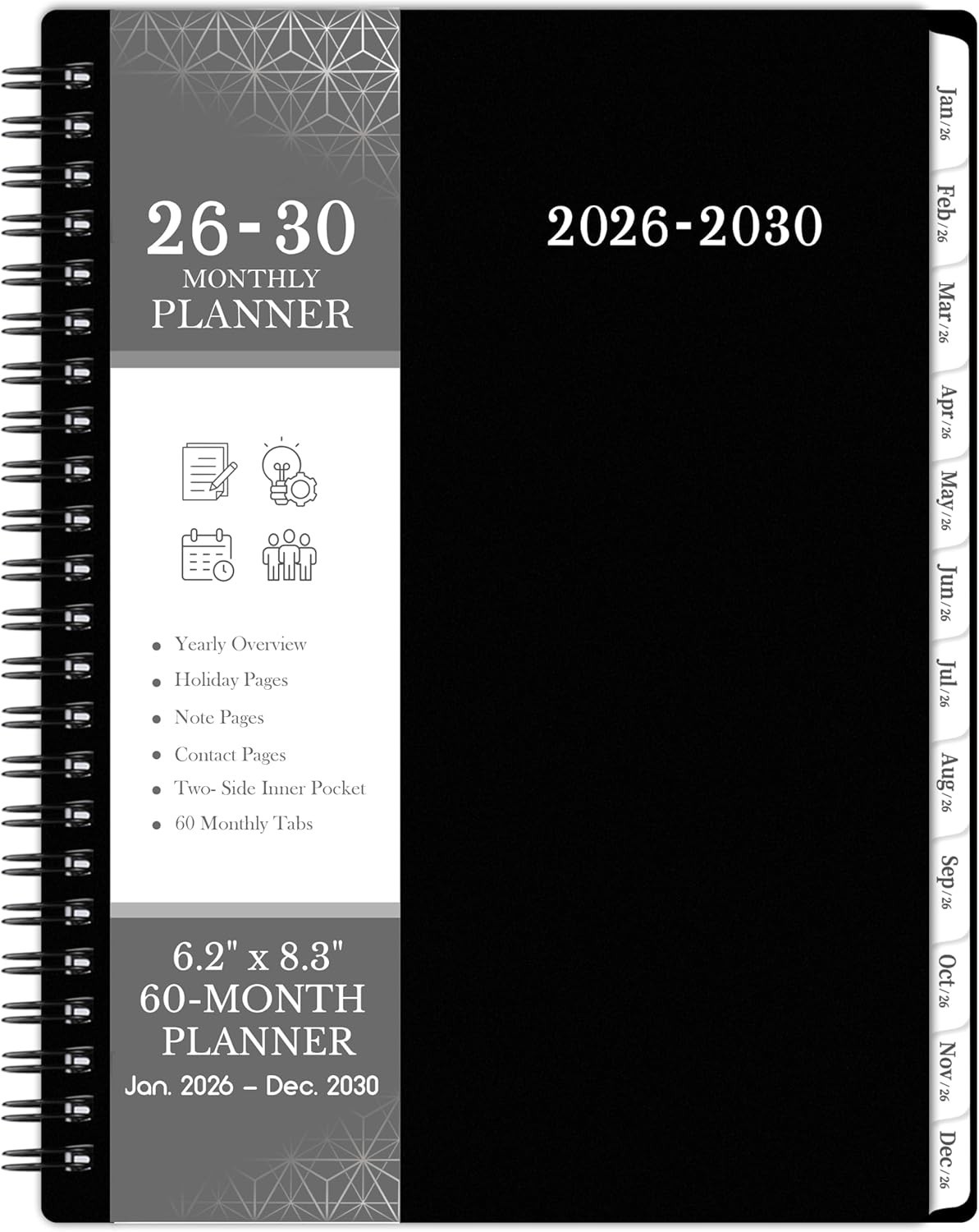 2026-2030 Monthly Planner/Calendar – Jan. 2026 – Dec. 2030, Monthly Planner, …