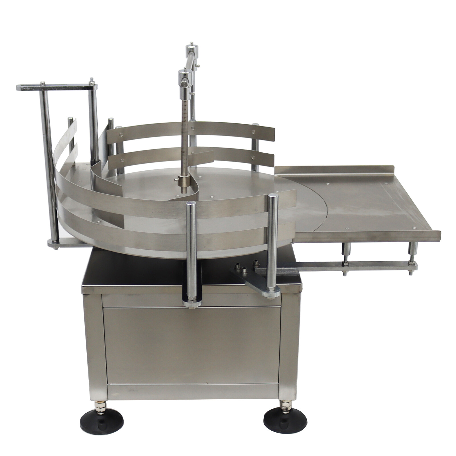 23.6» Desktop Automatic Bottle Organizer Sorter Collection Turntable Table 110V