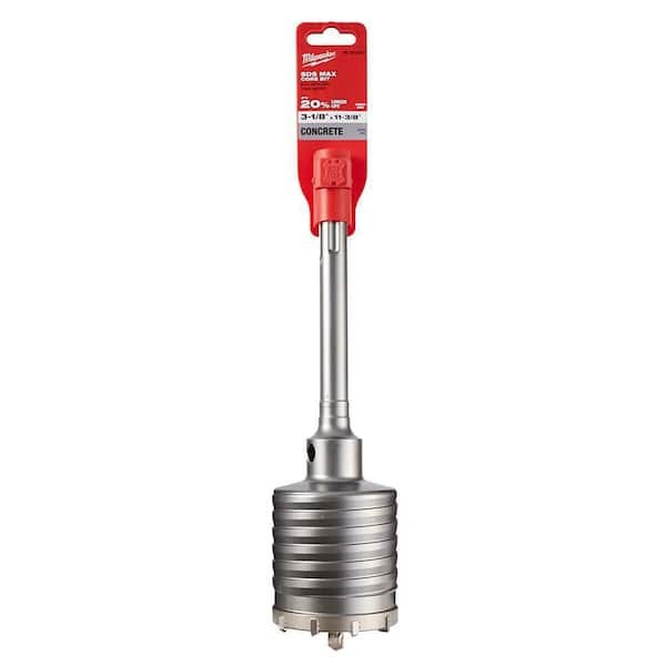 Milwaukee 48-20-5420 SDS Max Hammer Drill Core Bit 3-1/8″ x 11-3/8″ for CONCRETE