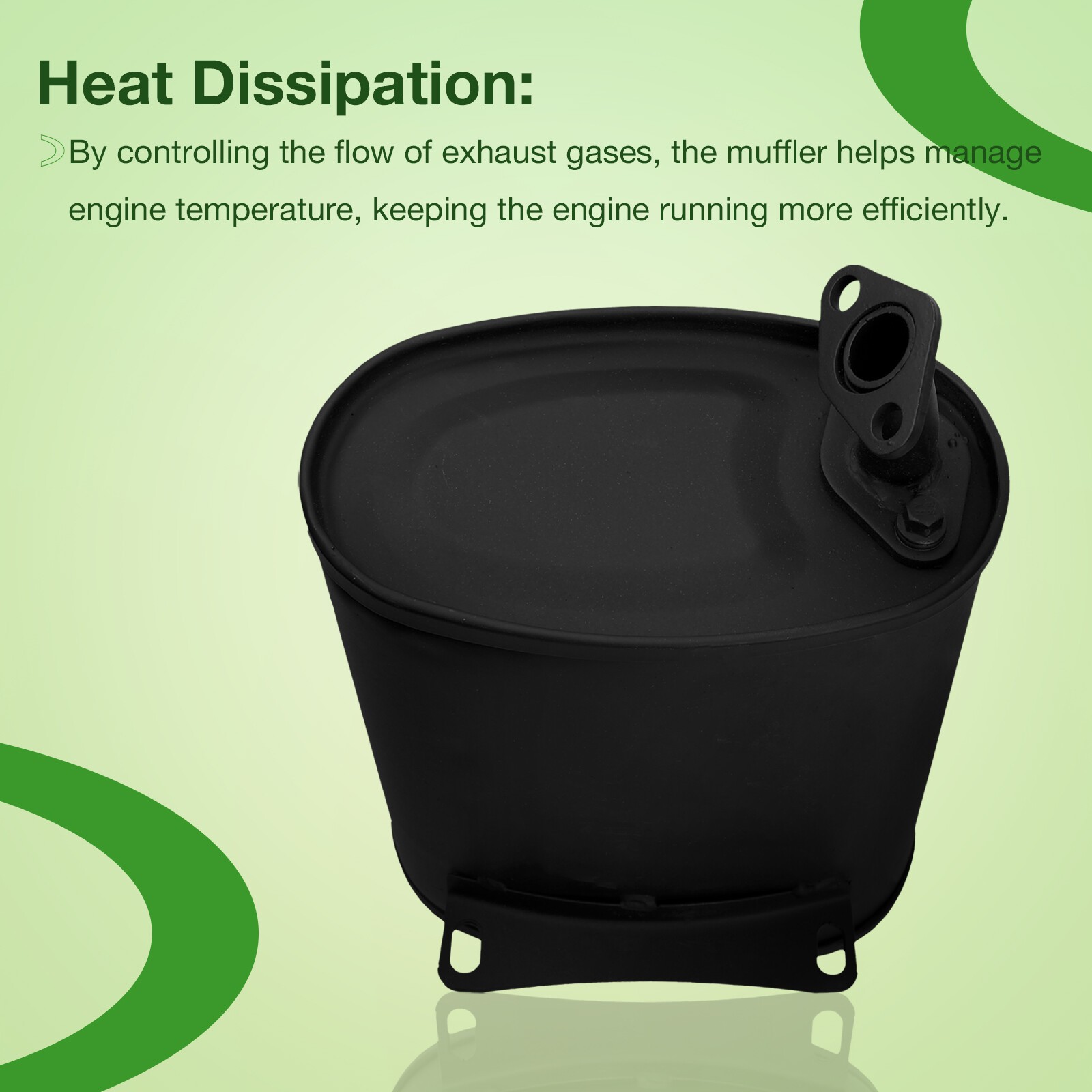 Generator Exhaust Silencer Muffler For Champion GX160 GX200 Predator 3500W 4000W