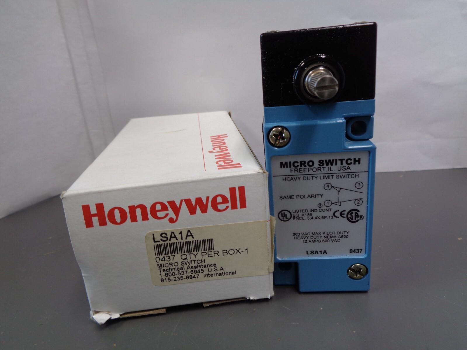 New Honeywell LSA1A Heavy Duty Micro Limit Switch NIB LSA1A