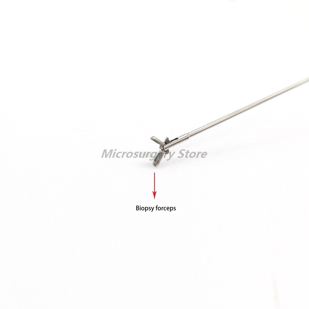Φ1.6 ( 5 fr ) x 370 mm Semi Rigid Hysteroscopy Foreign Body Biopsy Scissors
