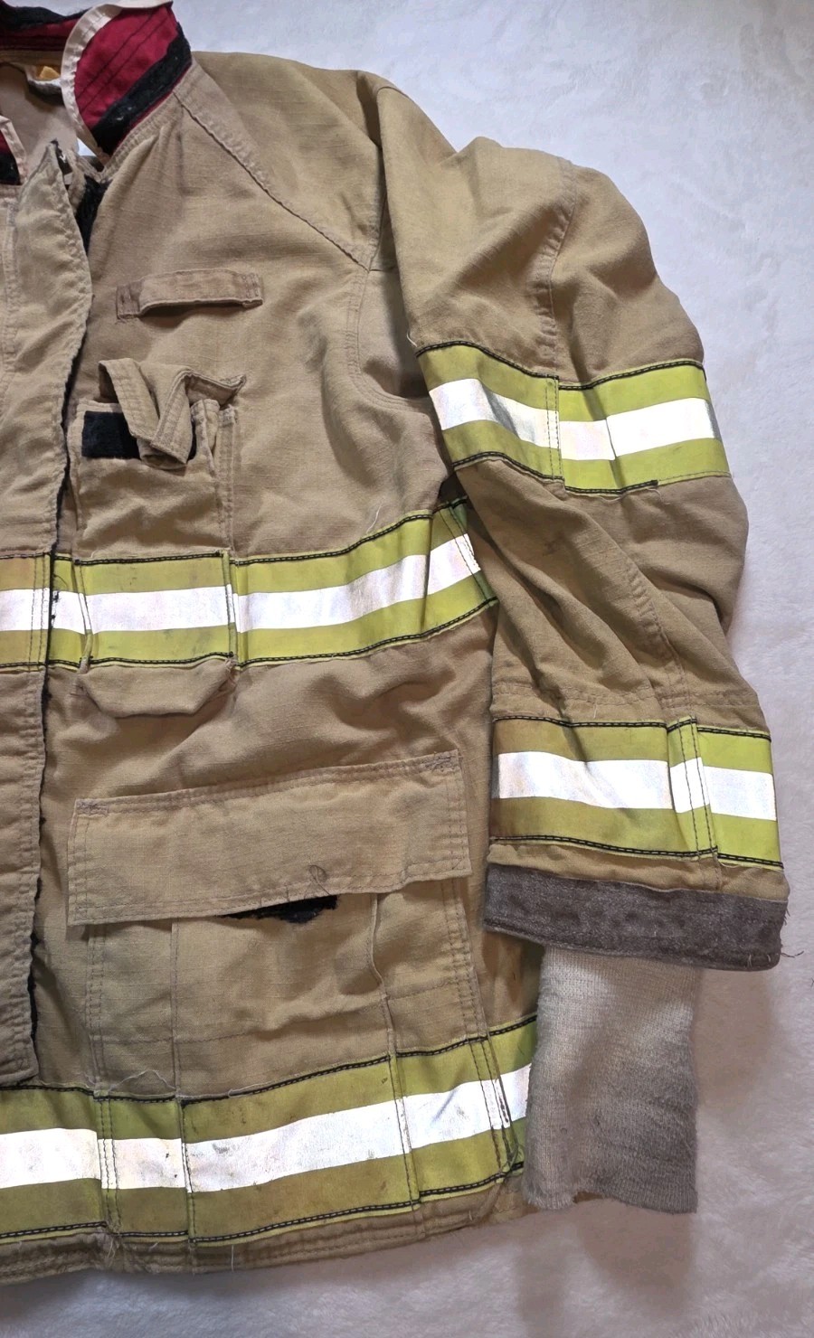 VTG Retired Firefighter Turnout JACKET FIRE COAT Shell Only «Fairfield» 46-37