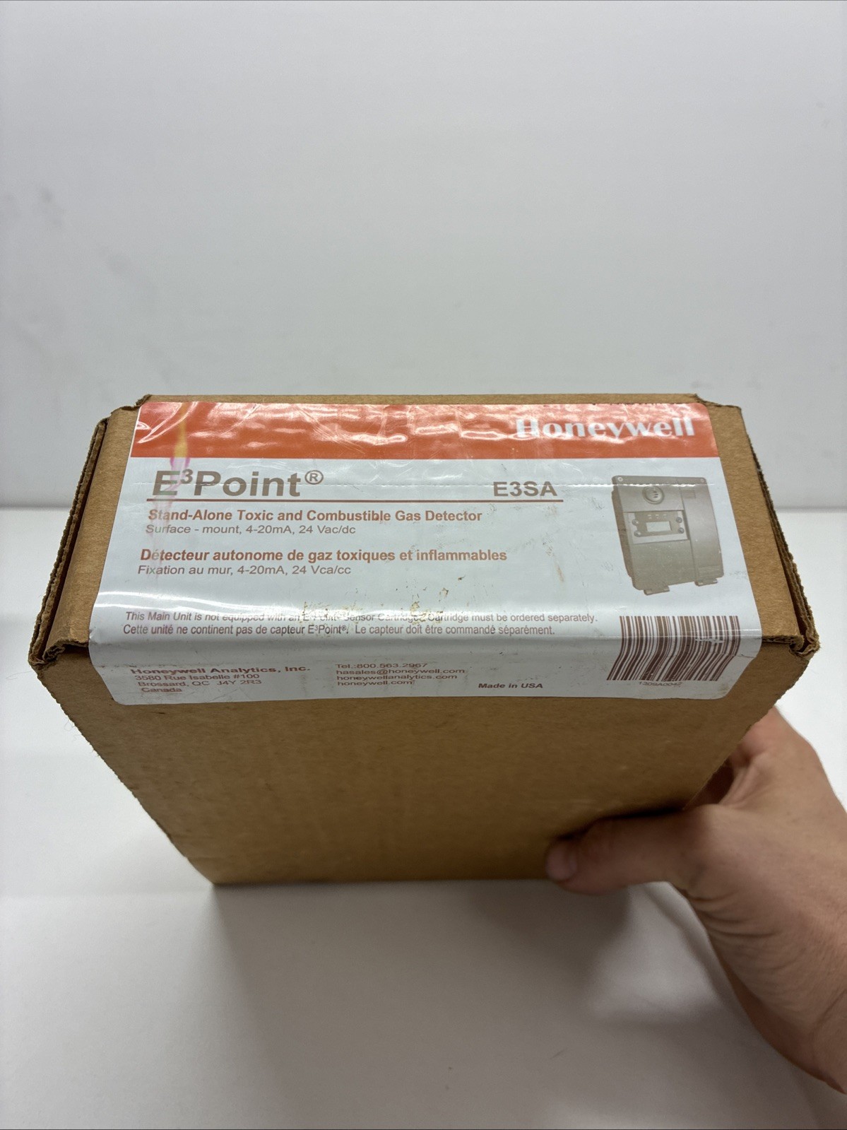 Honeywell E3SA E3Point Gas Monitor Detector Sensor Surface-Mount