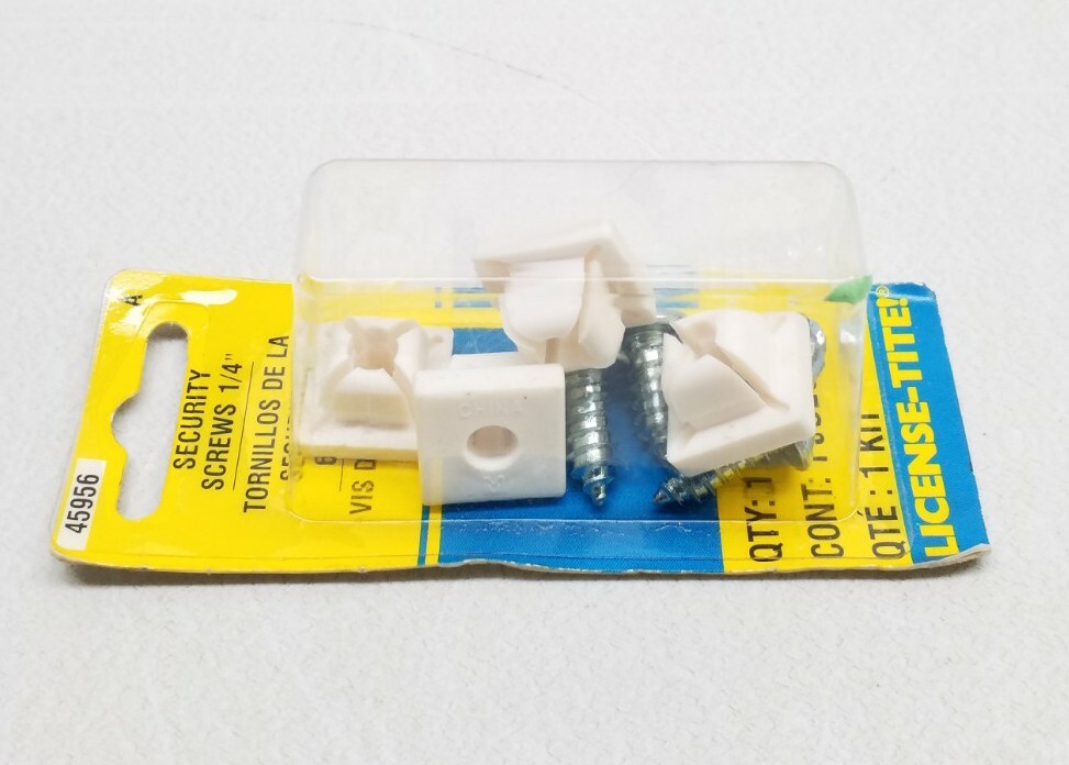 45956 Dorman License – Tite Security Screws 1/4″ Free Shipping Free Returns