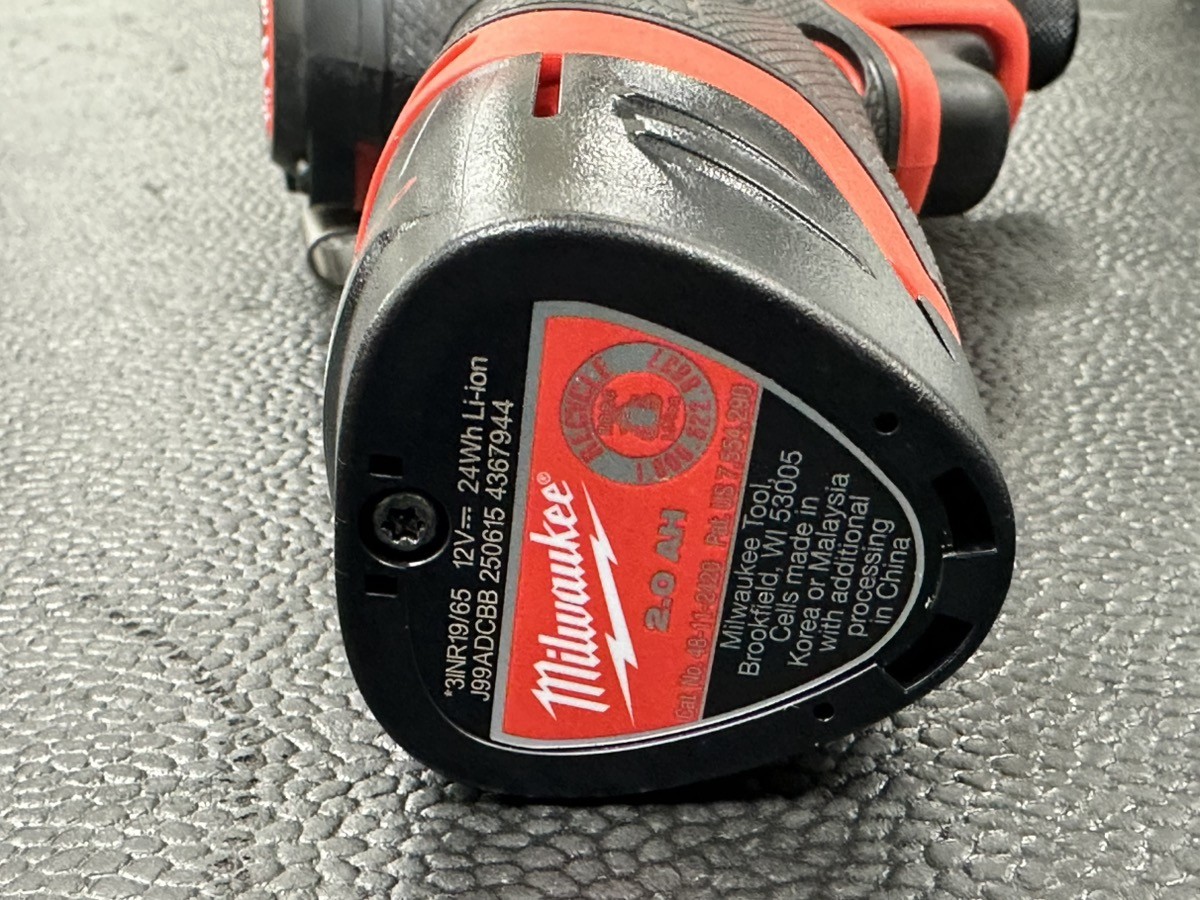 MIlwaukee M12 FUEL Li-Ion Cordless 1/4″ Impact Driver, 1/2″ Hammer D (PD1123343)