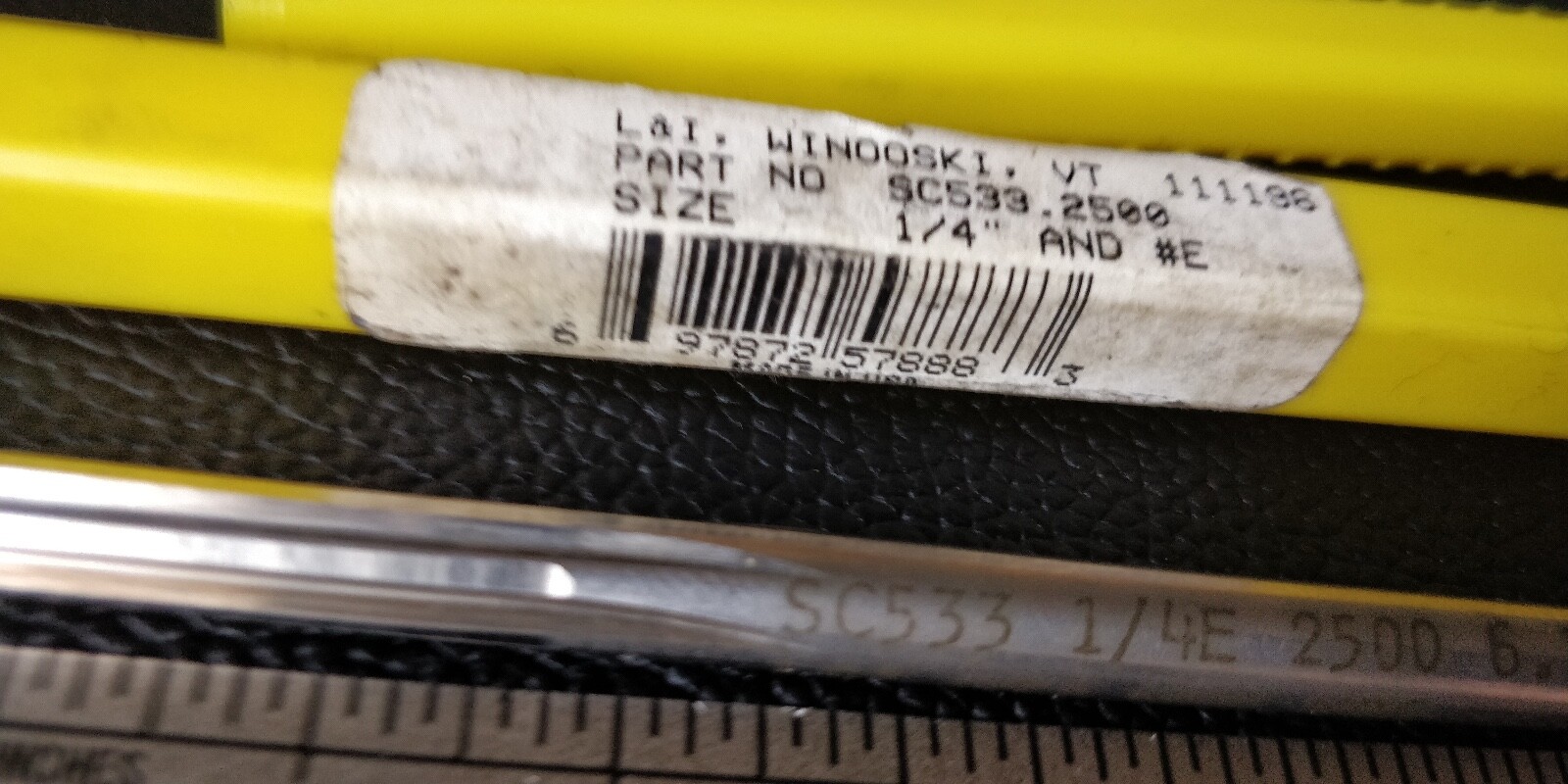 L&I SC533 🇺🇸 0.2500″ E – HSS -Chucking Reamer – Lavallee & Ide