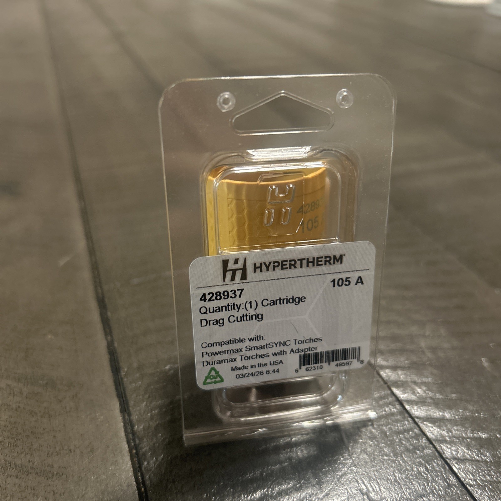Hypertherm SmartSYNC Cartridge or Adapter 105 A Drag Cutting 428937