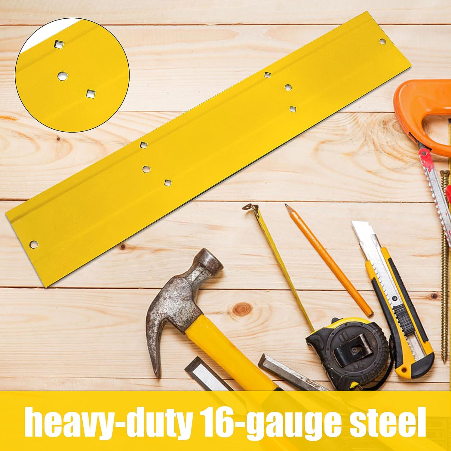 18 Inch Metal Bender Hand Tool,Sheet Metal Folding Tool for Duct Bending,Metal B