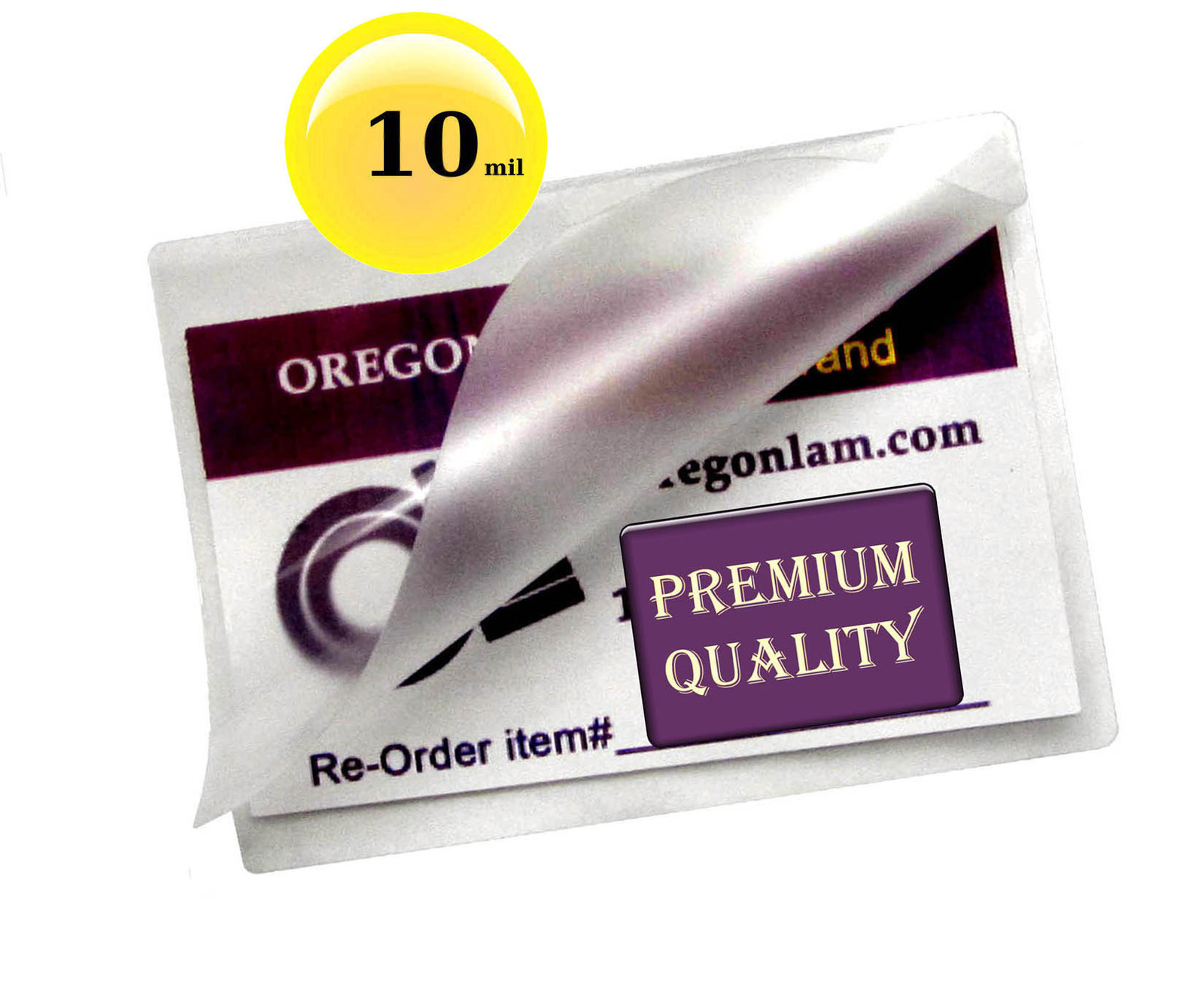 (200/pack) 10 Mil School ID Cards Hot Laminating Pouches 2-1/2 x 3-5/8 Clear
