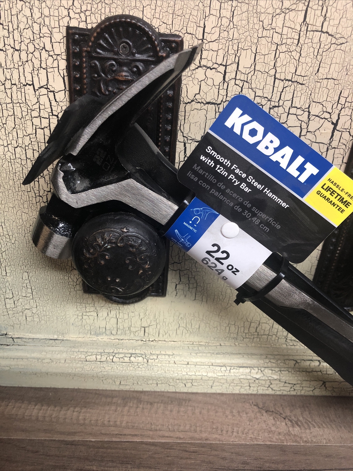 KOBALT Tools Magnetic PRO 22-Ounce Framing Hammer and 12-Inch Pry Bar Combo Pack