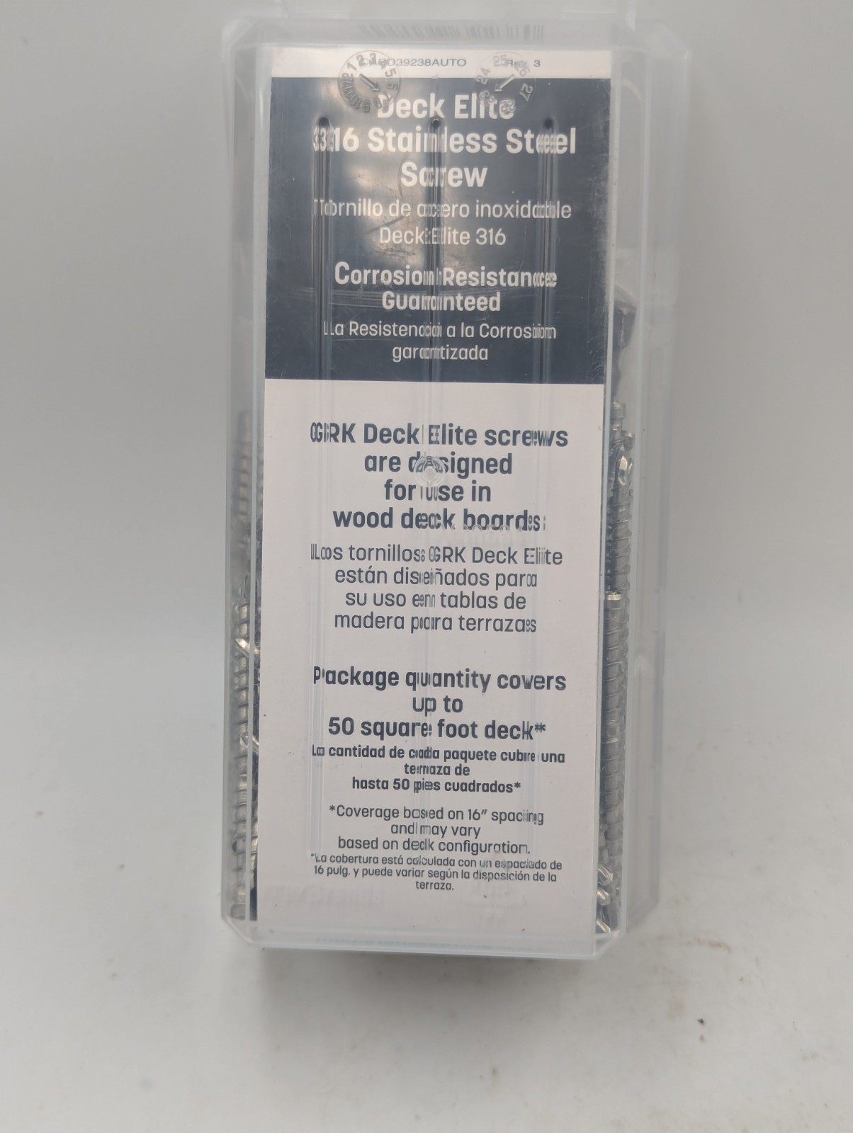 GRK 39238 AnglePro Hidden Deck Fastener SS #9 x 2-3/8″ 200 Ct With T-15 Torx Bit