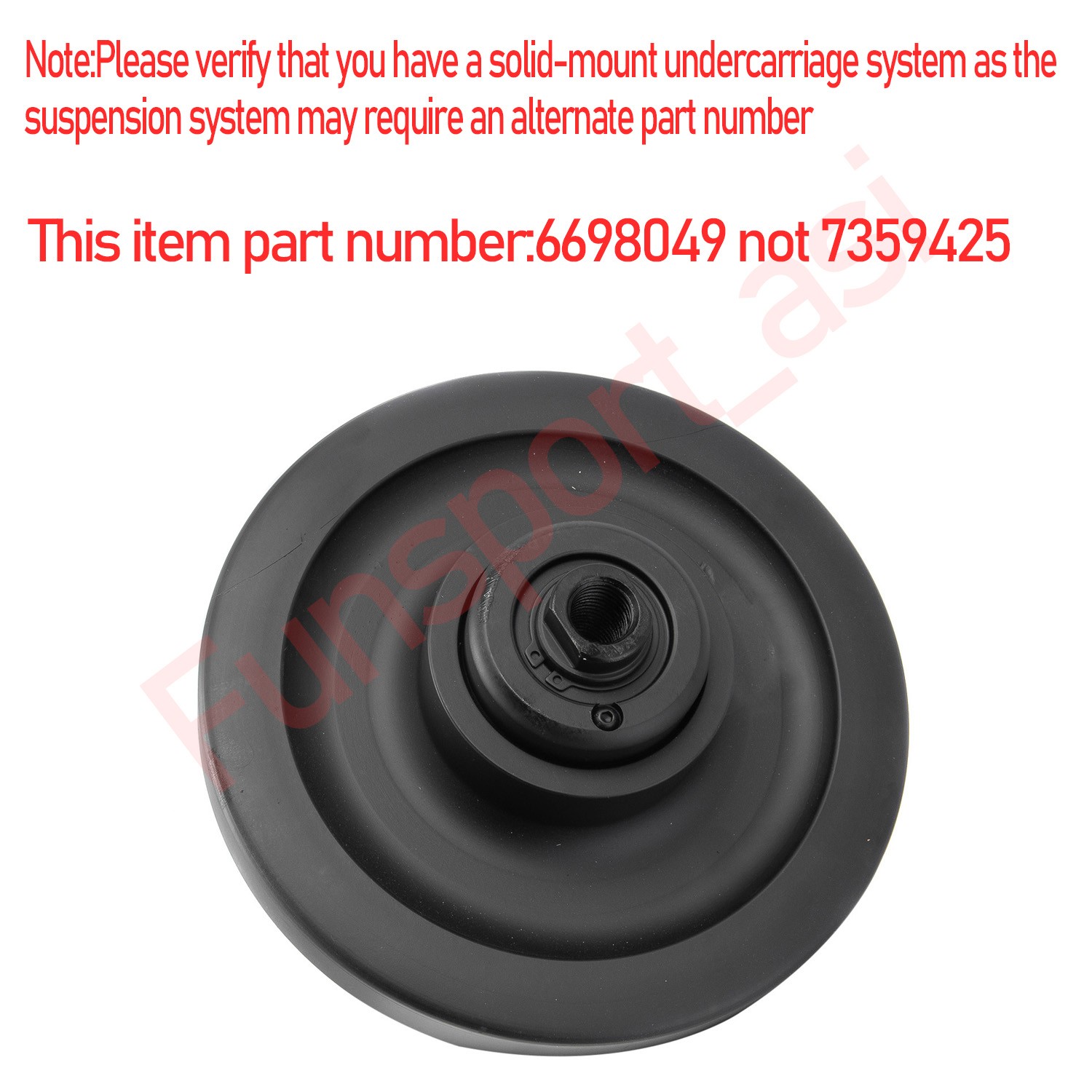 2 Pcs Heavy Duty Rear Idler Roller For Bobcat T870 Loader Undercarriage 6698049