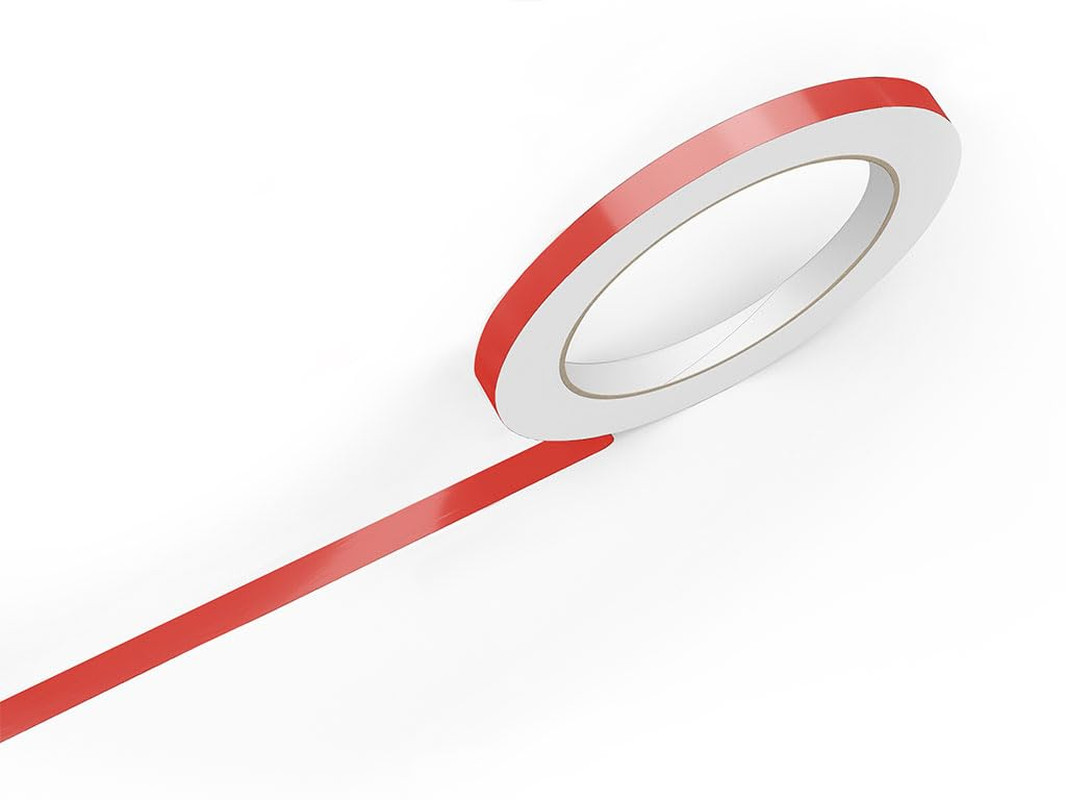3M 50 Light Red Gloss Vinyl Pinstriping Tape – Vinyl Striping Lines Stickers, St