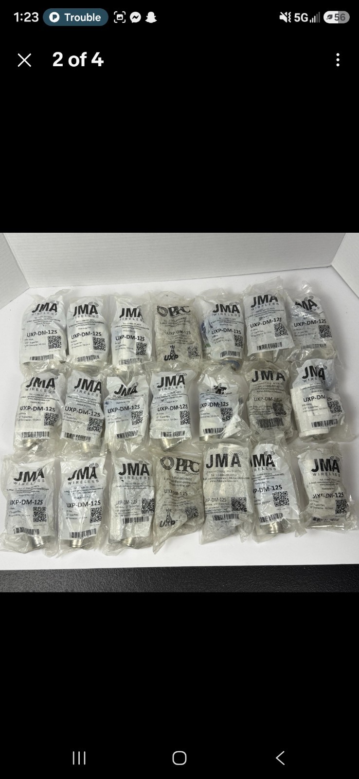 JMA (PPC) UXP-DM-12S 7-16 DIN Male Conn for 1/2” Superflexible Cable (Lot of 42)