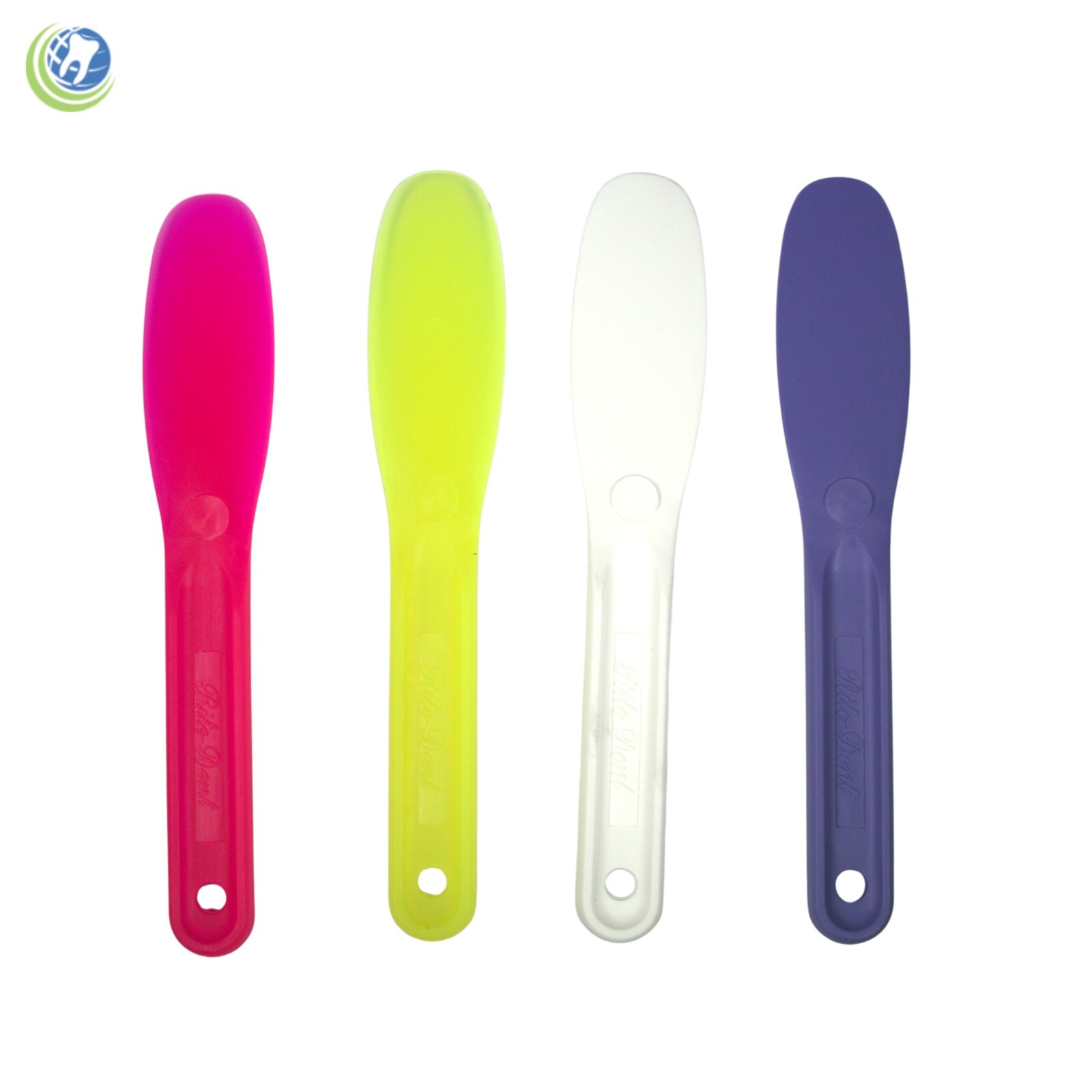 DENTAL LAB PLASTIC MIXING SPATULA FOR ALGINATE IMPRESSION MATERIAL 4PC ASSORTED
