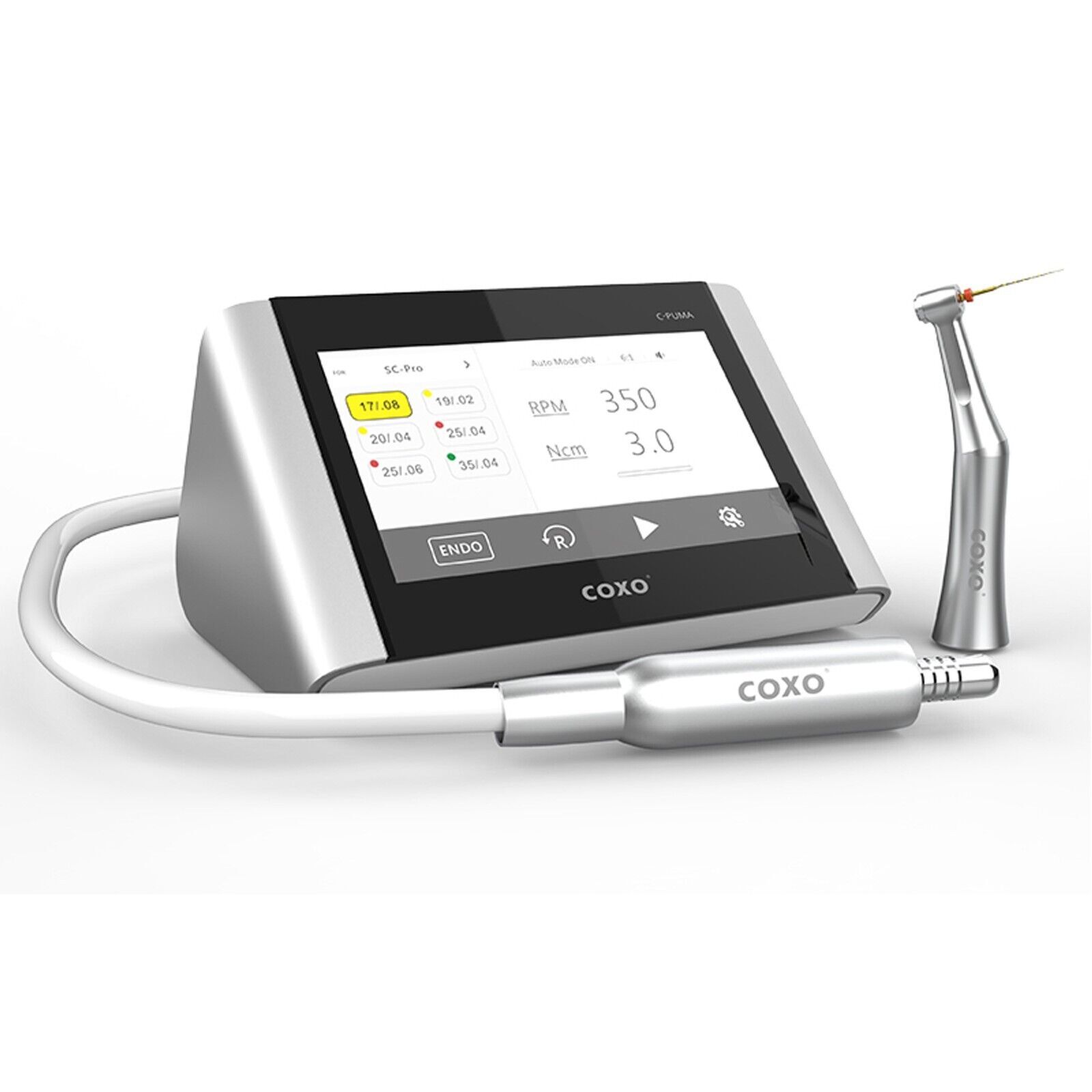 COXO C PUMA Master Dental Brushless Electric Endo Motor 6:1 1:5/1:4.2 Handpiece