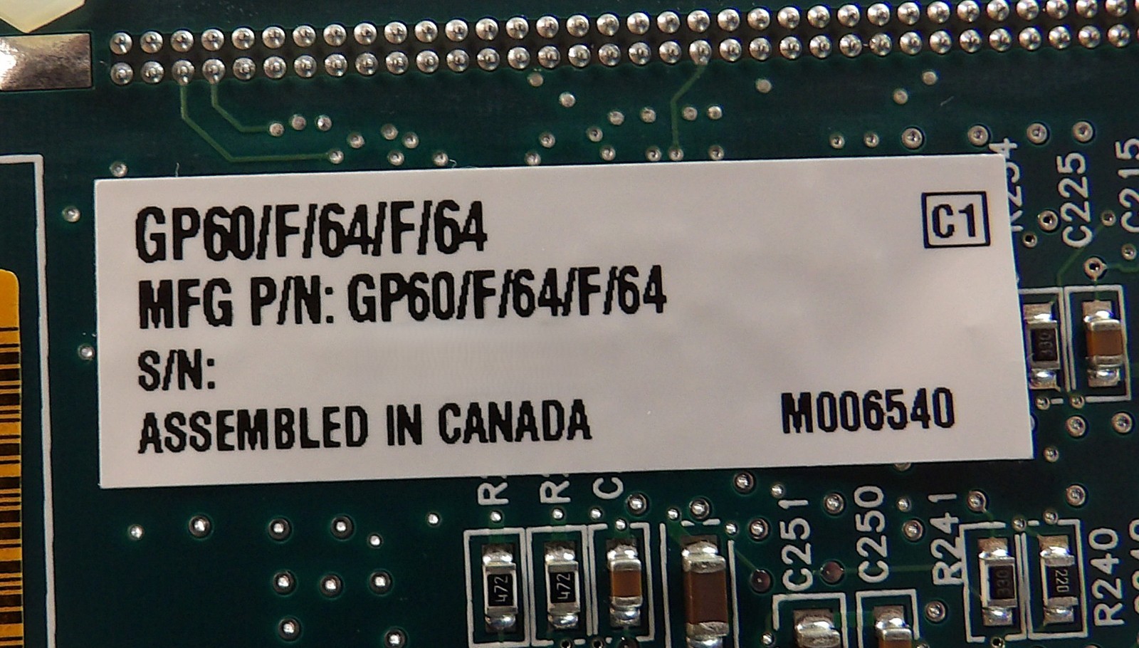 Matrox 721-02 Gen/Pro PCB Card GP60/F/64/F/64 570-06 Reseller Lot of 3 Working