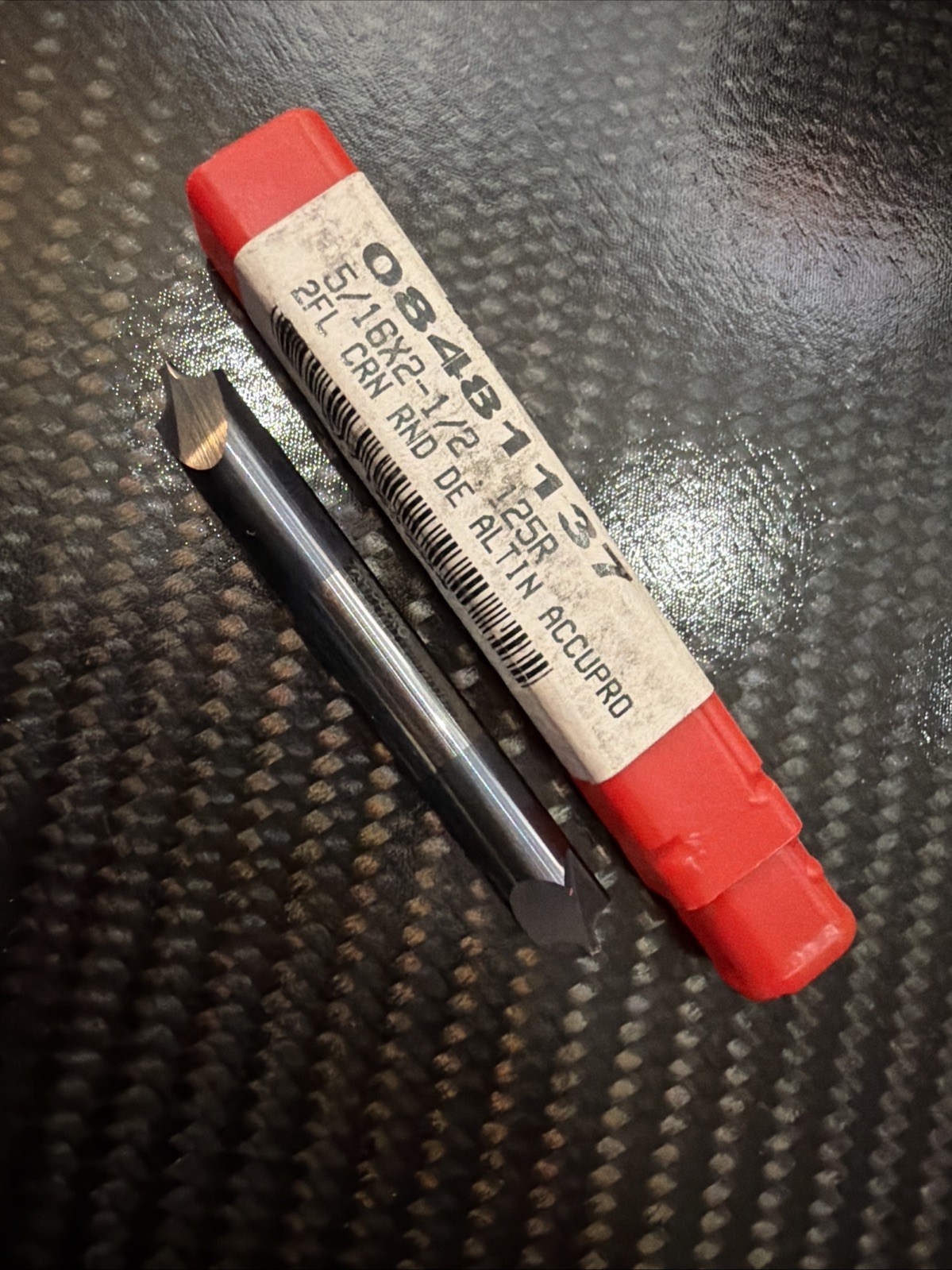 Accupro Carbide 5/16 .125R 2Fl Corner Rounding Radius DE AlTiN End Mill