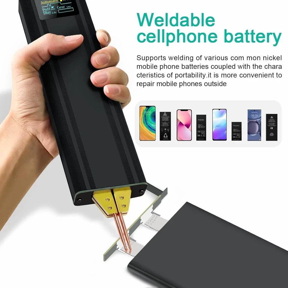 80 Gears Mini Portable Spot Welder Spot Welder with Digital Display Upgraded