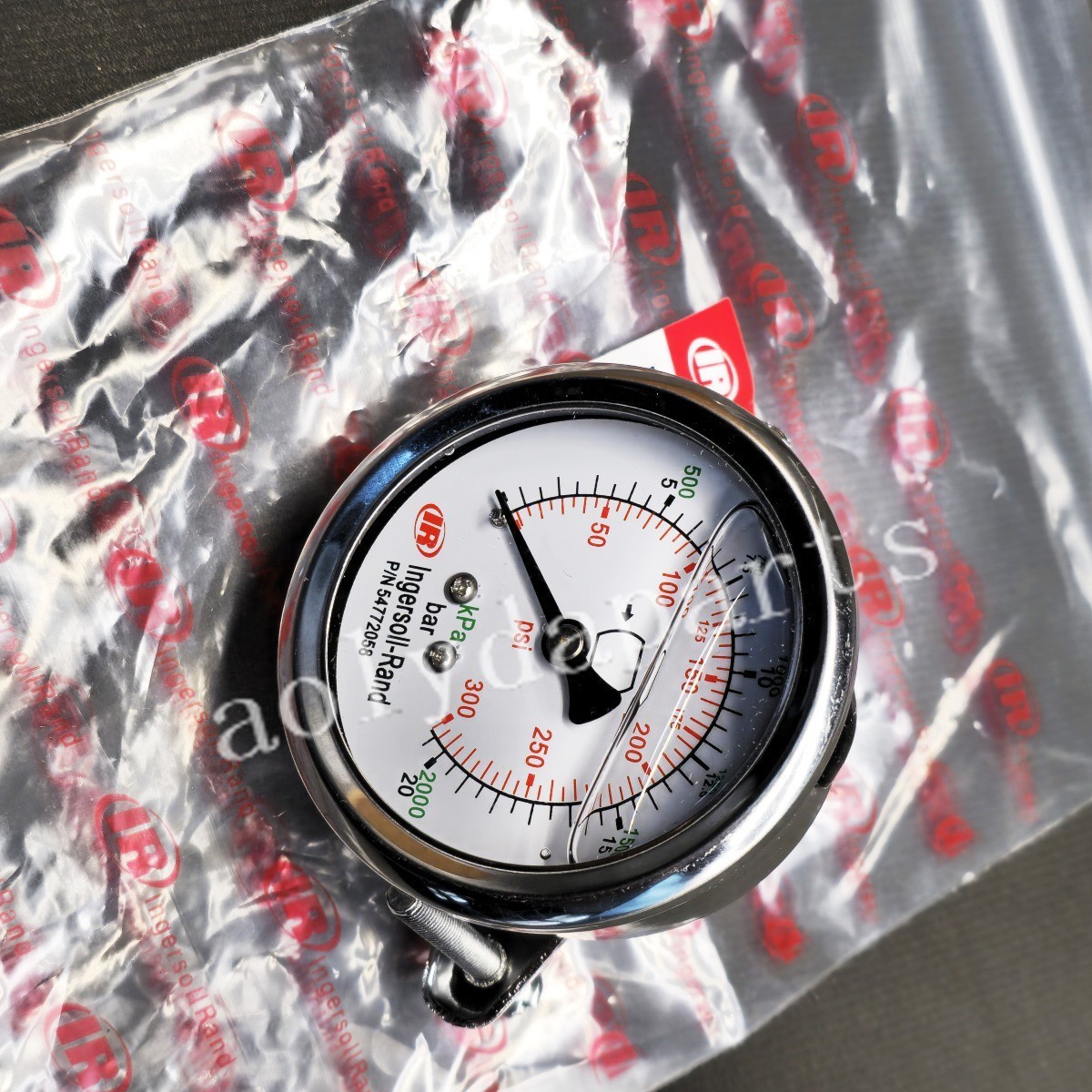 New 54772058 Pressure Gauge Panel Mount IR For INGERSOLL RAND Air Compressor