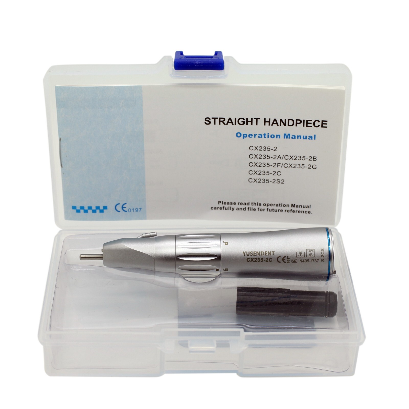 COXO Dental Surgical Straight Handpiece 1:1 Nose Cone 20 Degree Angle External