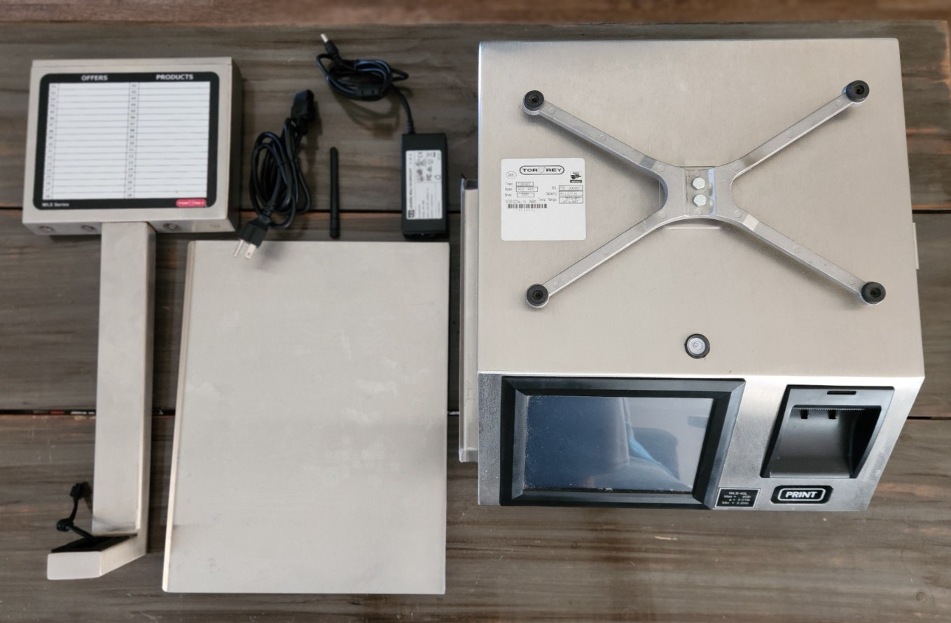 Tor Rey WLS-40L 40 lb. WiFi Thermal Label Printing Scale, Legal for Trade
