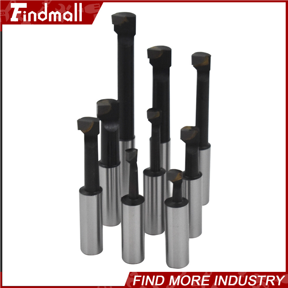9 PCS 1/2″ BORING BAR SET CARBIDE TIPPED BARS 1/2″ SHANK LATHE TOOL