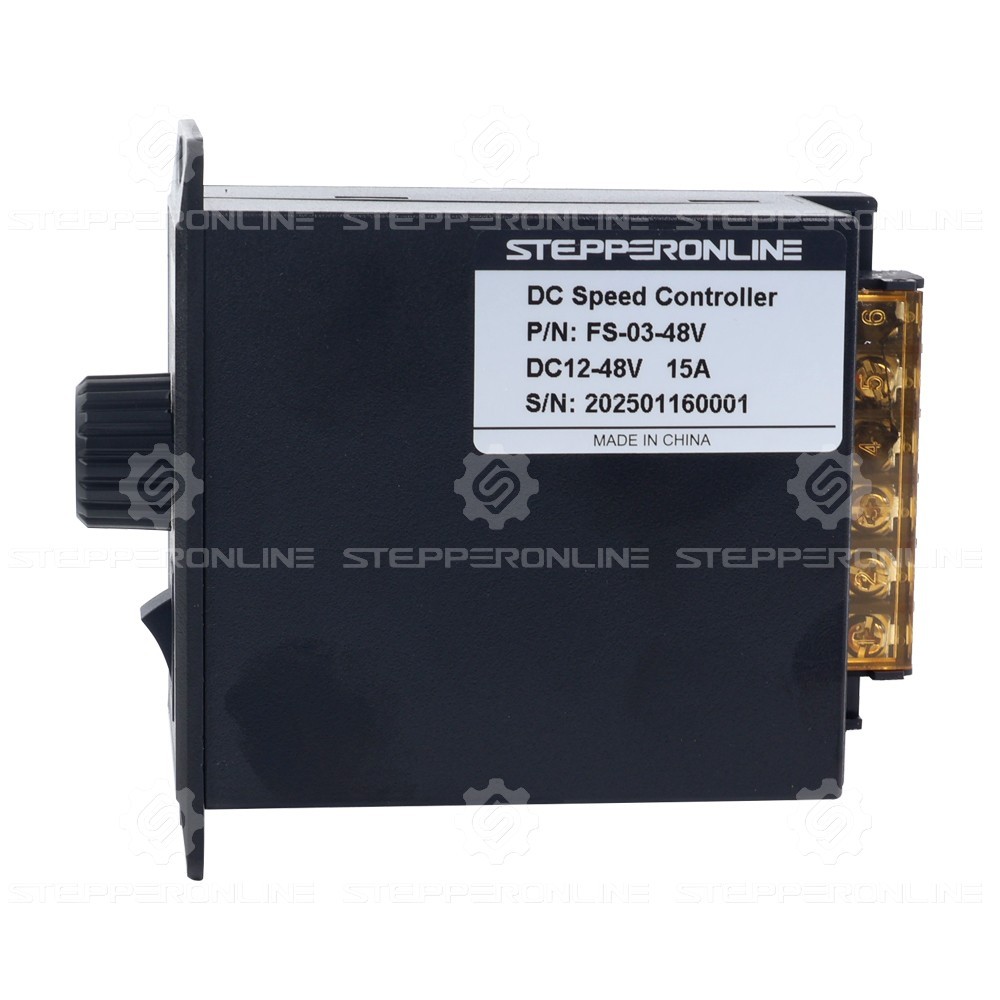 STEPPERONLINE AC Motor Speed Controller 250W 12-48VDC for Variable Speed Motor