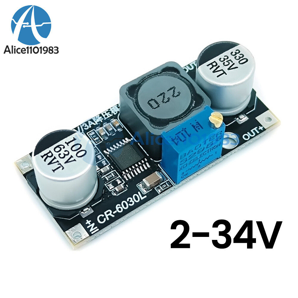 DC 2-60V to DC 2-34V Step Down Buck Voltage Regulator Power Adapter Converter