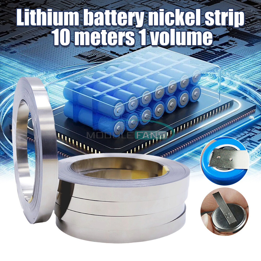 0.1~0.2mm thickness Nickel Plated Steel Strap Sheet For Battery Spot Welder 10m