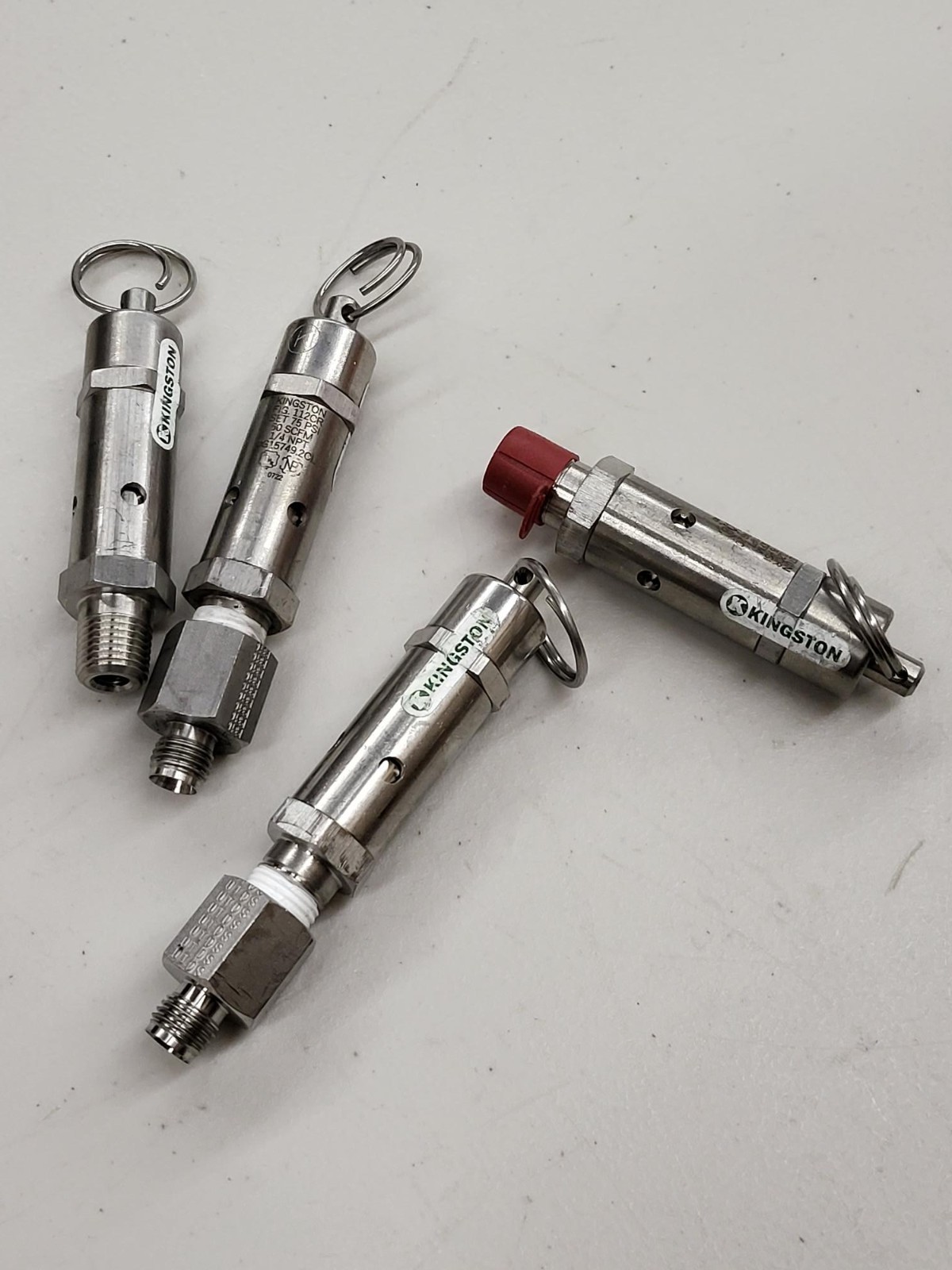 LOT OF 4 KINGSTON FIG. 112CR 1/2 NPT Safety Valve USED FREE SHIPPING A3