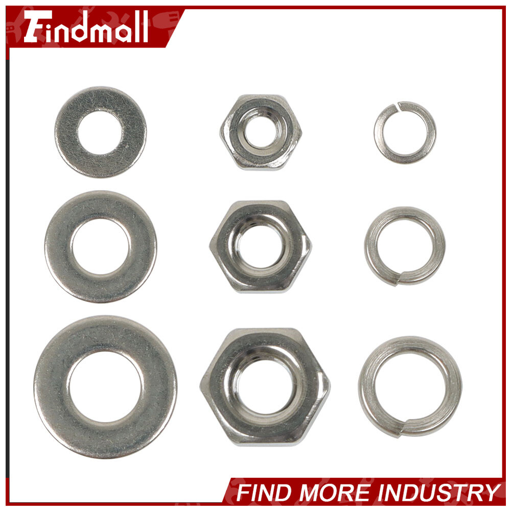 Findmall 1440PCS M2 M3 M4 Hex Socket Head Cap Metric Bolts and Nuts Kit