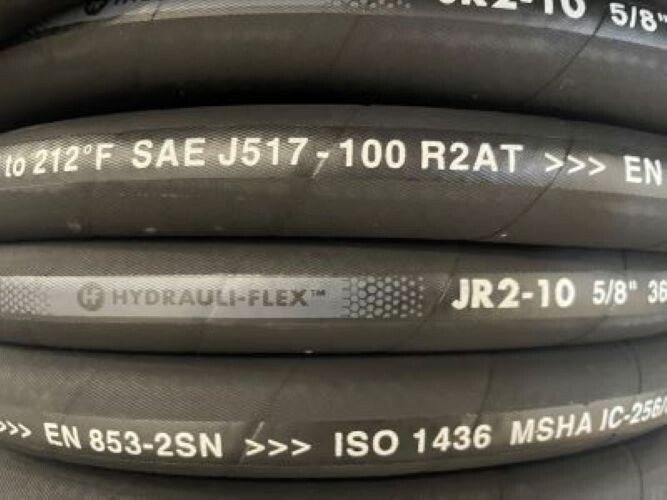 ** NEW 100ft R2-10 5/8″ SAE 100R2AT SN 2 WIRE HYDRAULIC HOSE FREE SHIPPING**