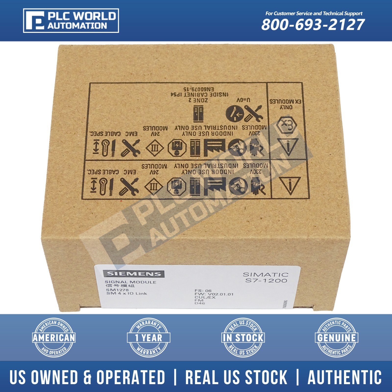 2022 New Sealed Siemens 6ES7278-4BD32-0XB0 | 6ES7 278-4BD32-0XB0 SM1278 Module