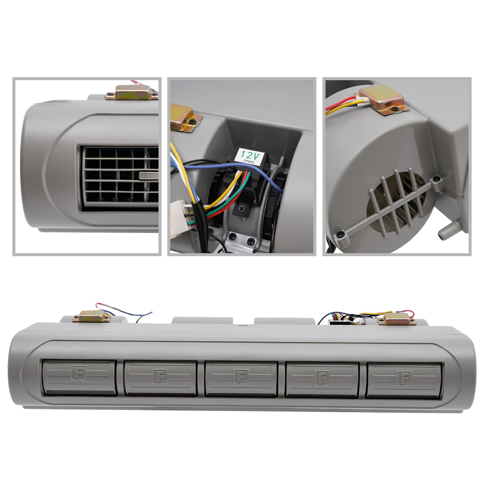Universal AC Evaporator 2x80W Pure Copper Motor 598CFM Agricultural Vehicle