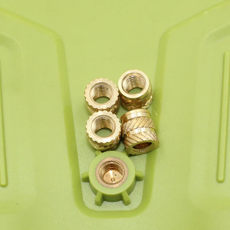 Brass Threaded Insert Nut Kit M2 M2.5 M3 M4 M5 M6 M8 Hot Melt Heat Knurled Embed